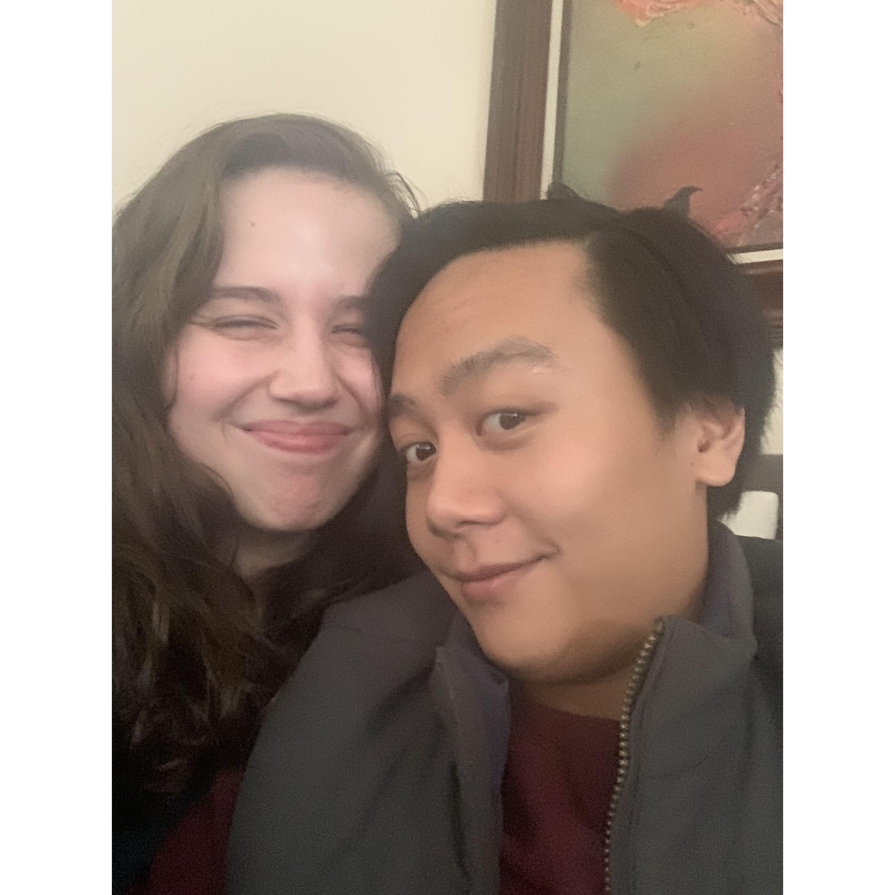 December 2020
We celebrated Christmas together, and I managed to get COVID right before the holidays.