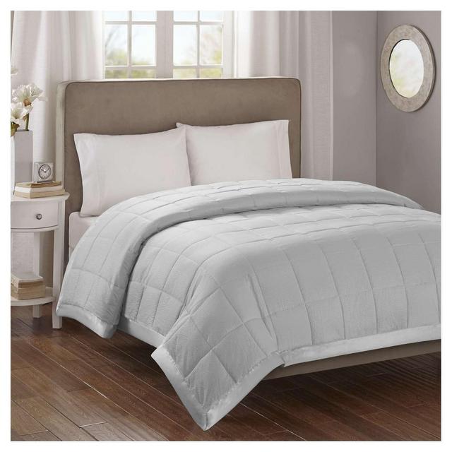 Bed Blanket Parkman Premium Oversized Hypoallergenic Down Alternative with 3M Scotchgard (King)Gray