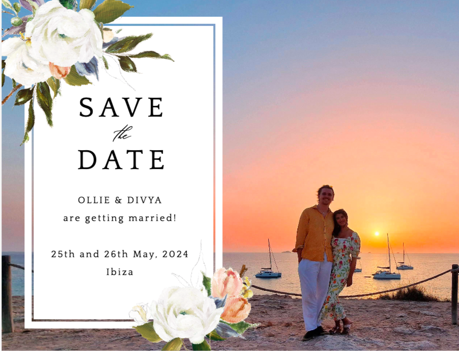The Wedding Website of Ollie Dickson and Divya Jani
