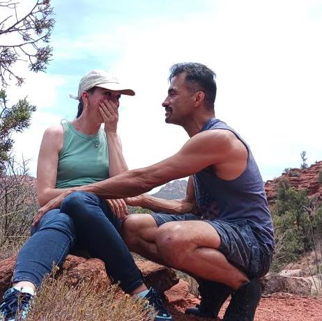 “Will you marry me?” July 24, 2022. Sedona, AZ