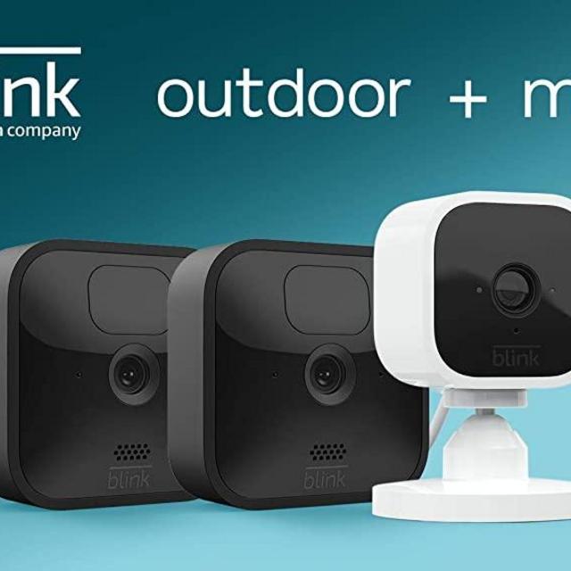 All-new Blink Outdoor – 2 camera kit with Blink Mini