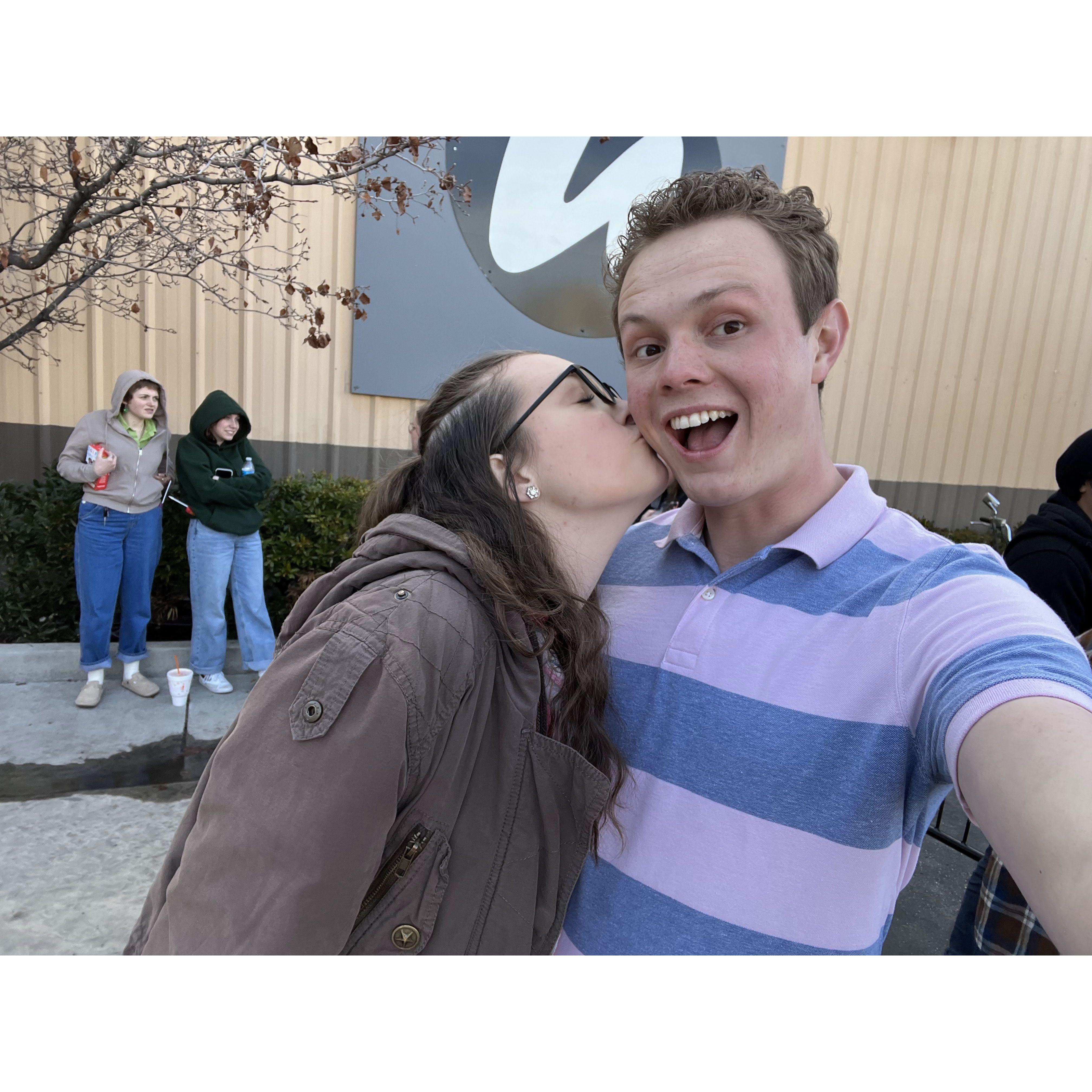 The first of many concerts