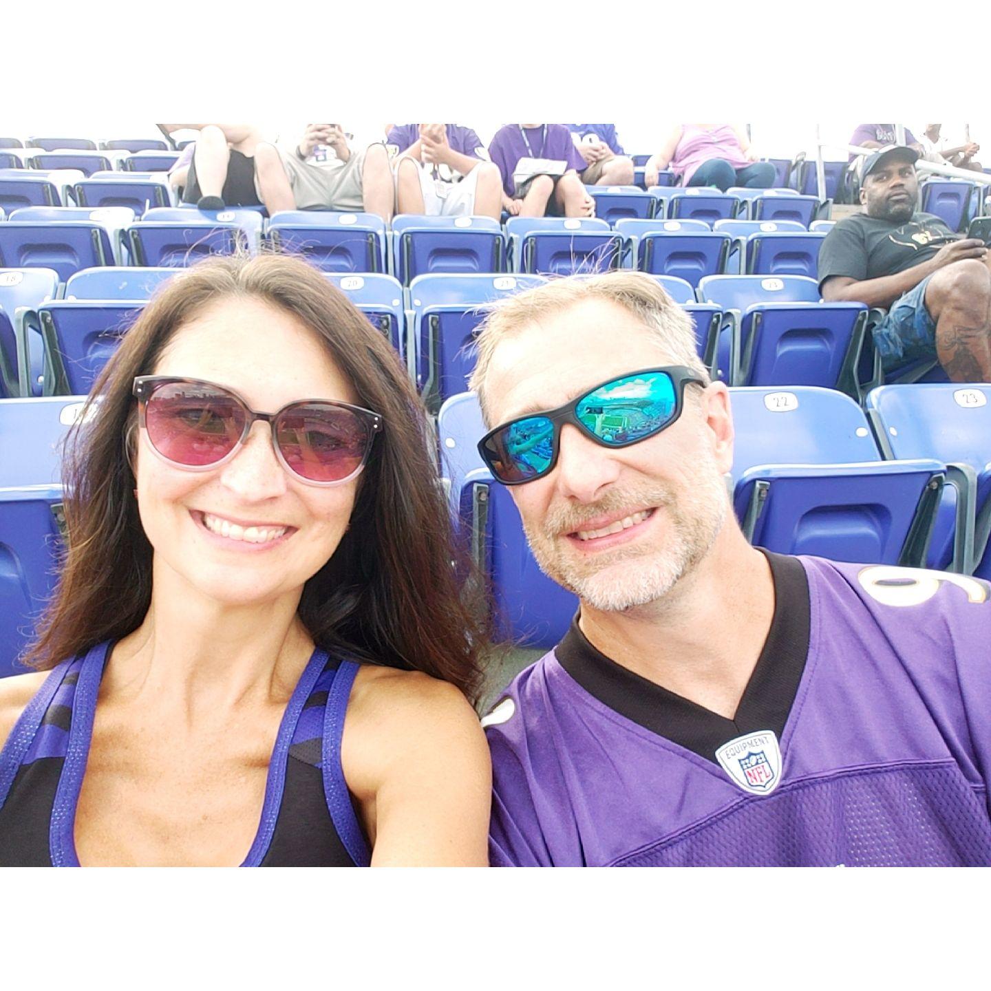 Our First Ravens game