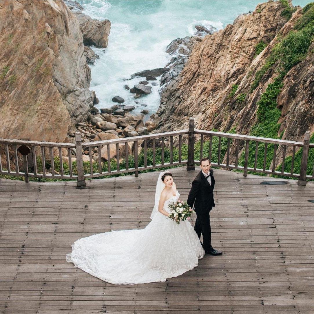 11/30/2019 pre-wedding photo shoot in Sanya, China
