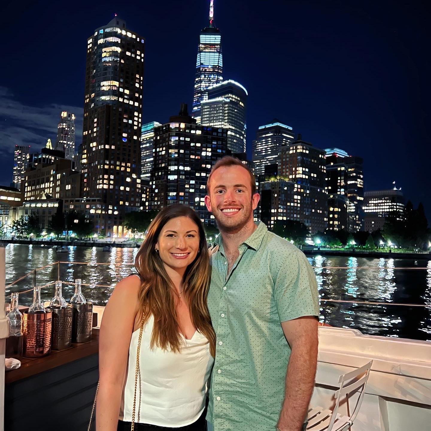 One of many trips David made to visit Giana in New York City
