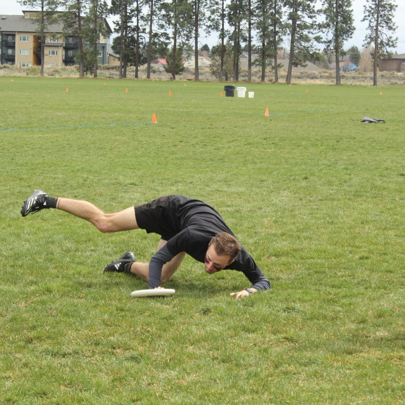 Brandon, after nearly a decade of playing ultimate frisbee, is still improving…