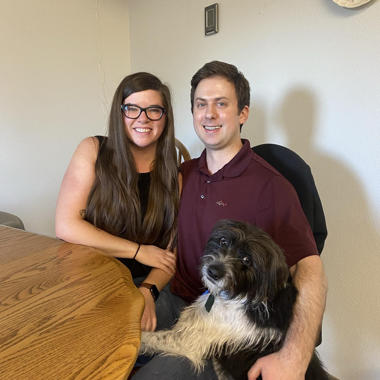 Our first photo together. Thanksgiving 2021.