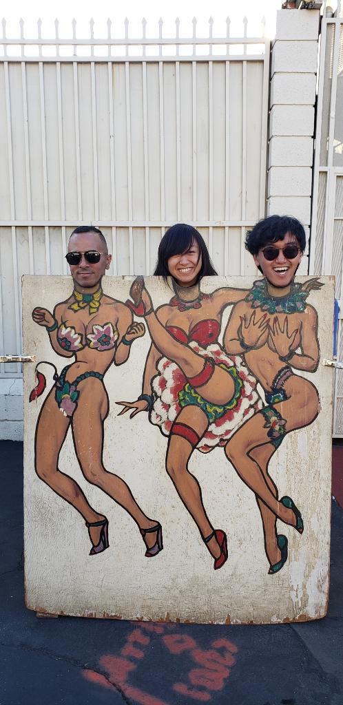 Looking fabulous with our newfound sumptuous bodies.
