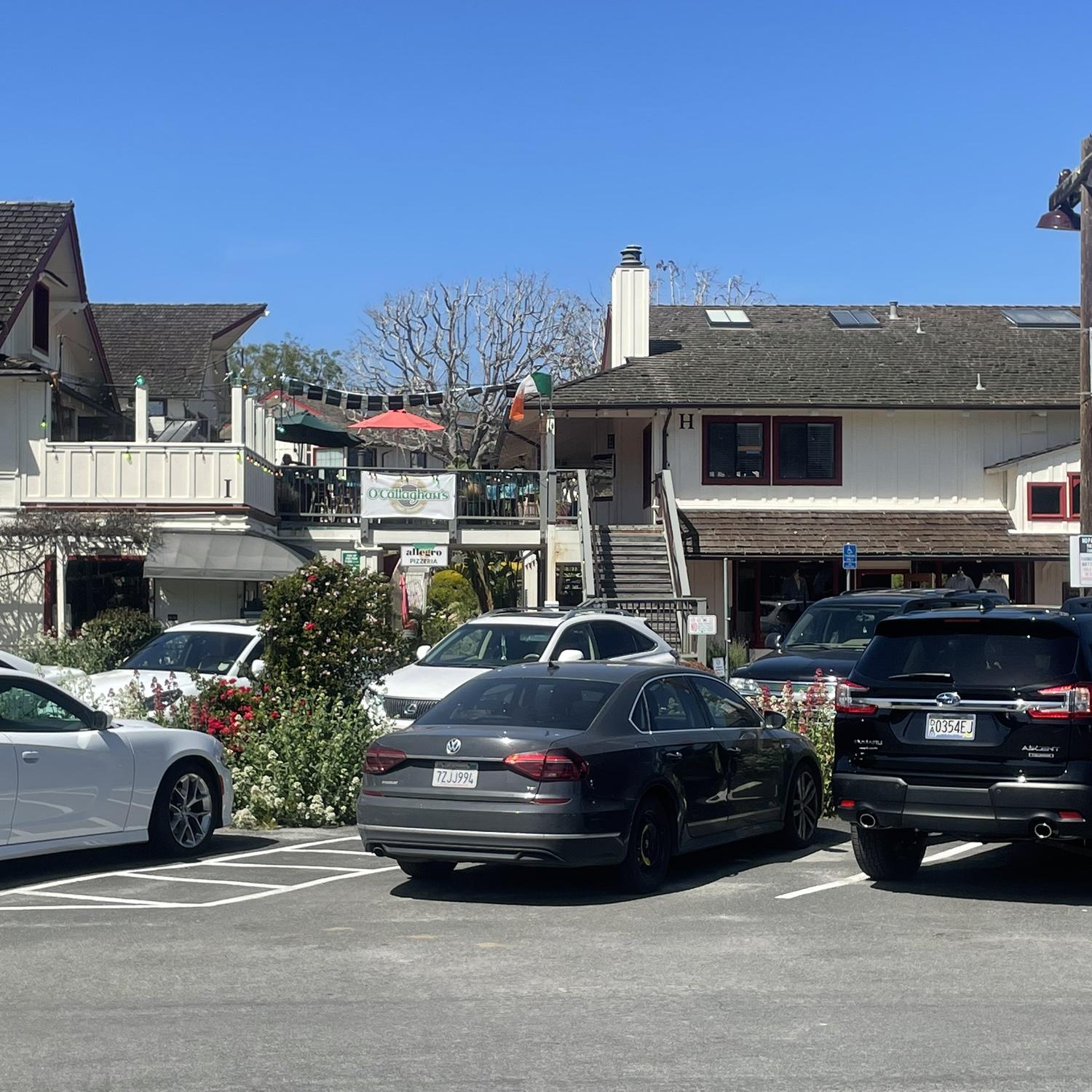 Parking at the reception hall…