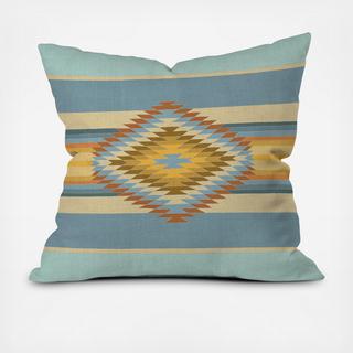 Fiesta Vintage Outdoor Throw Pillow