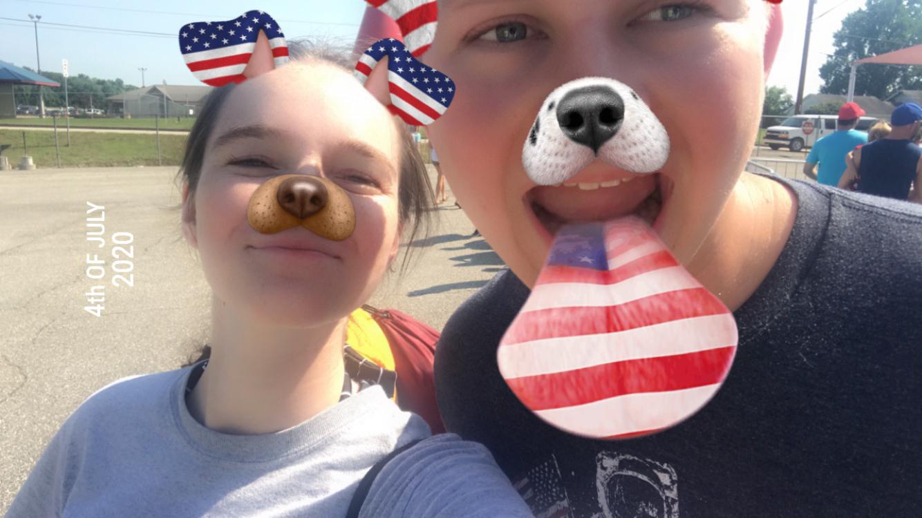 Our two year dating anniversary trip to Holiday World.