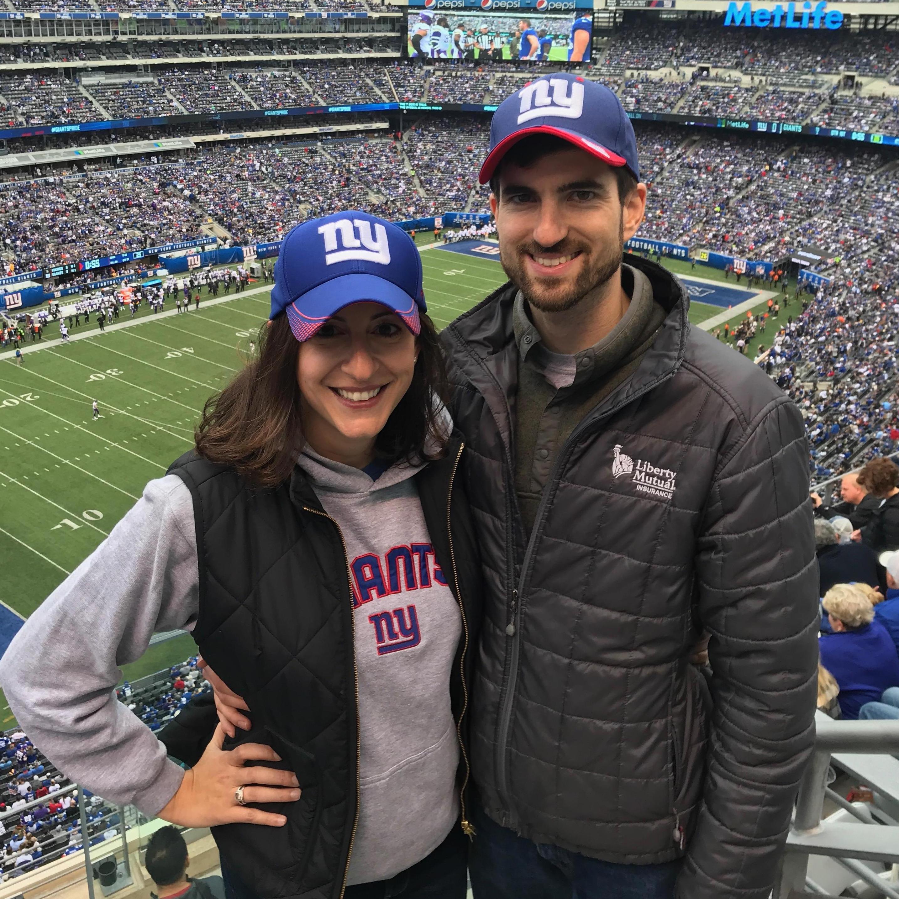 Matt's first Giants Game