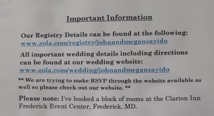 The Wedding Website of Megan Branscome and John Rush