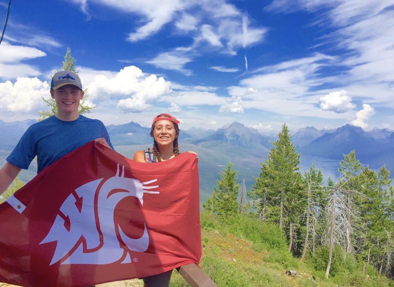 August 2016 - Glacier National Park, our first backpacking trip together