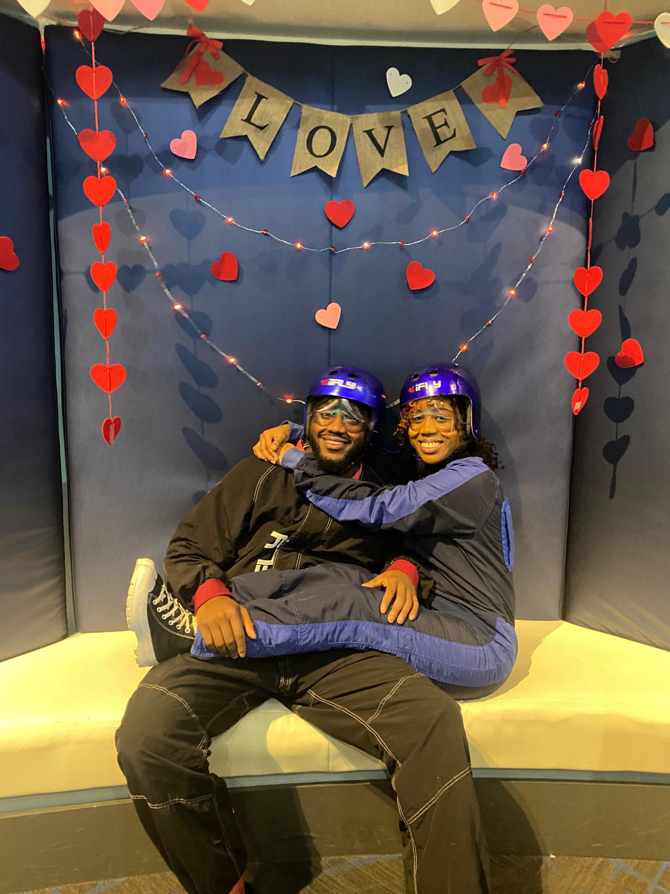 Valentines Day we went to iFly Indoor Skydiving!