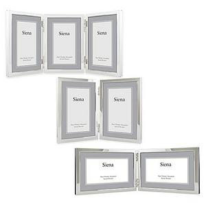 Siena Silver-Plated Narrow Border Plain Picture Frame