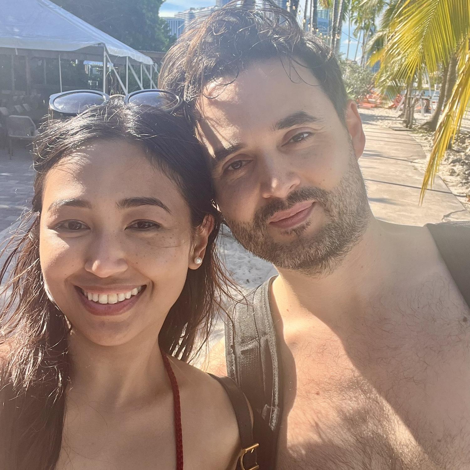 When he crossed the country again to Miami so they could share 4 precious hours together. October, 2024