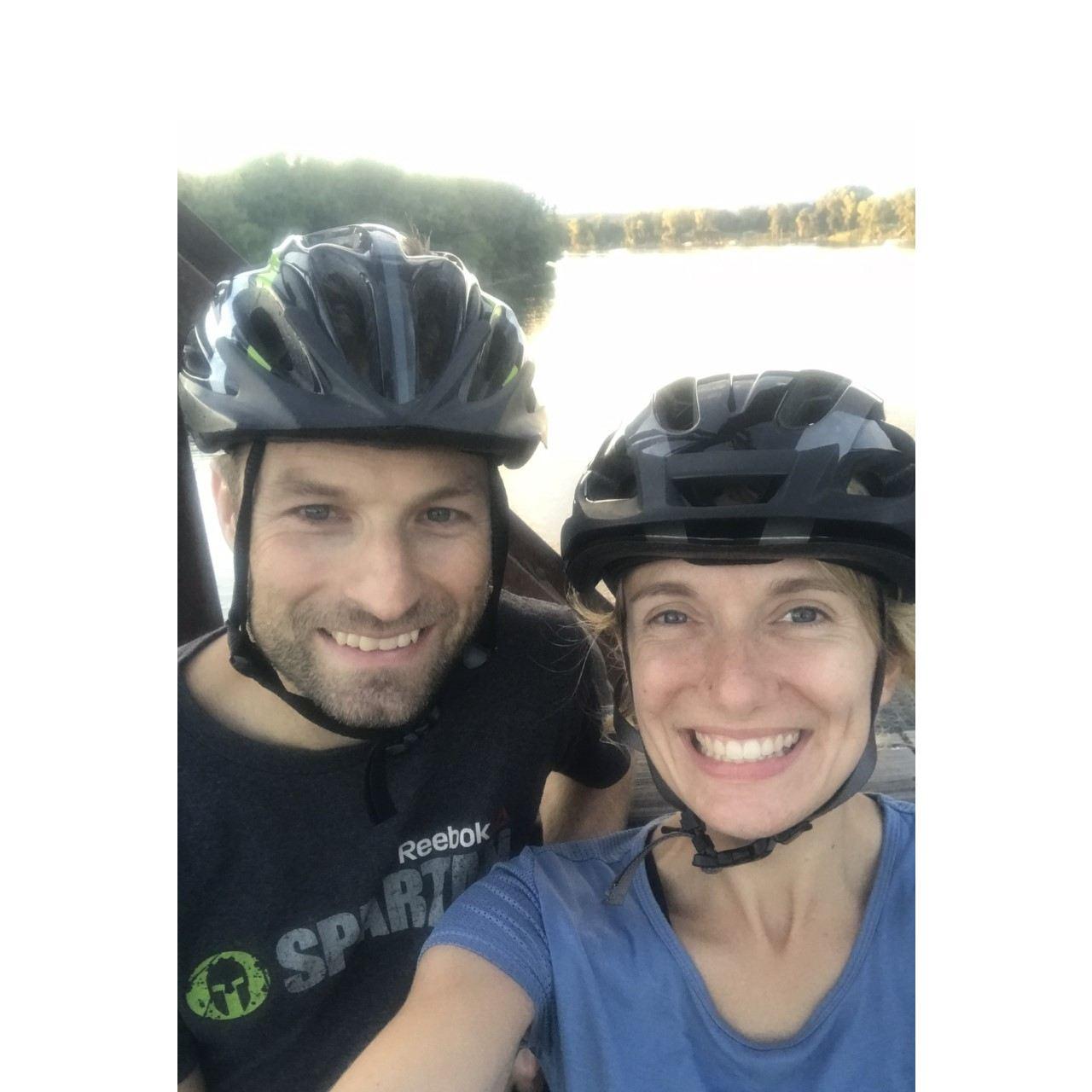 Biking the local bike paths