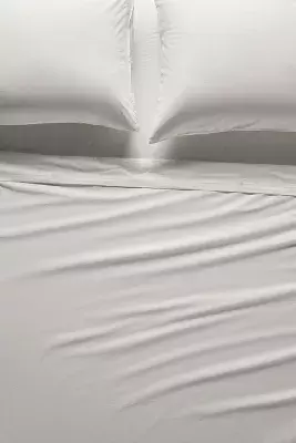 Taylor Organic Cotton Percale Embroidered Sheet Set​