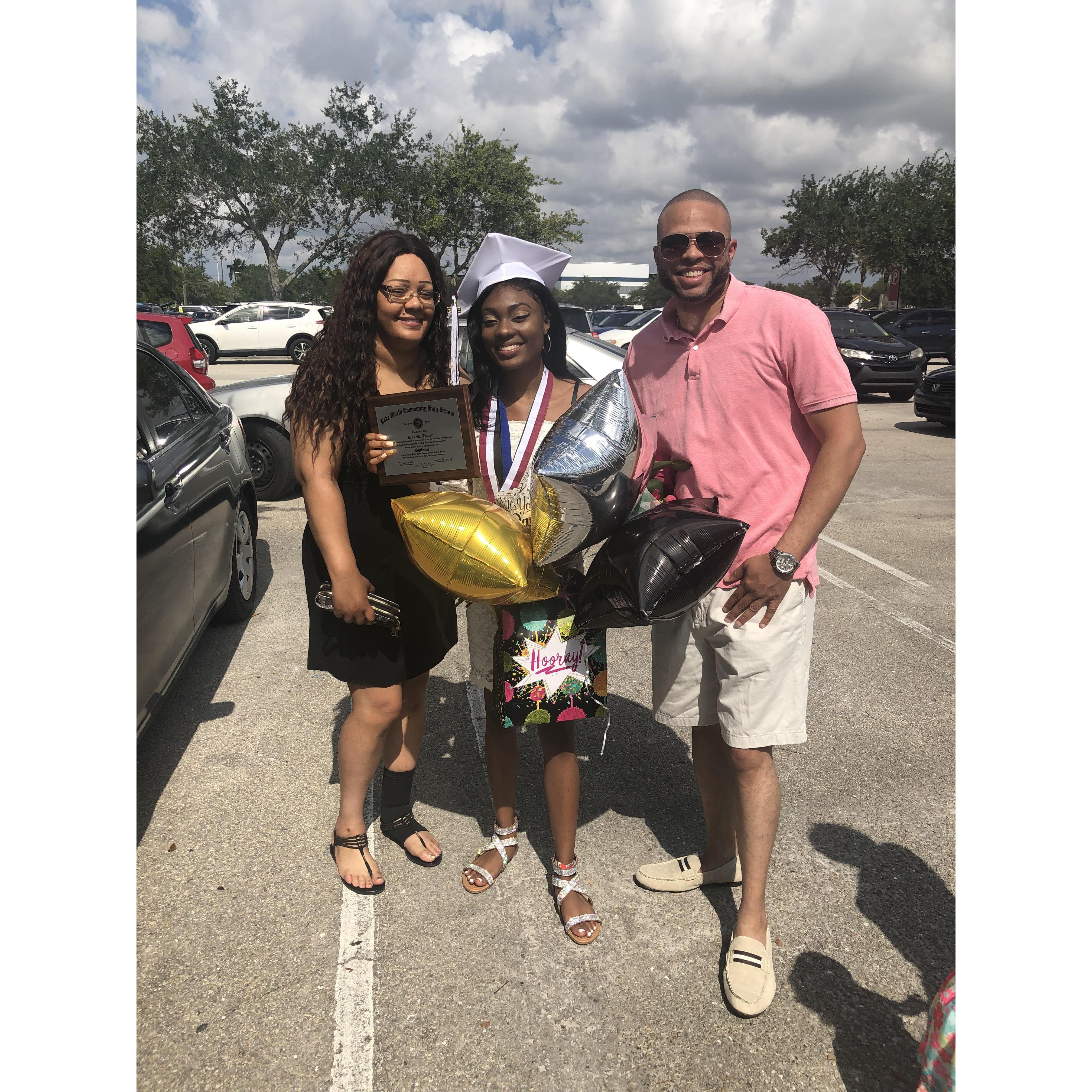 Our middle princess high school graduation