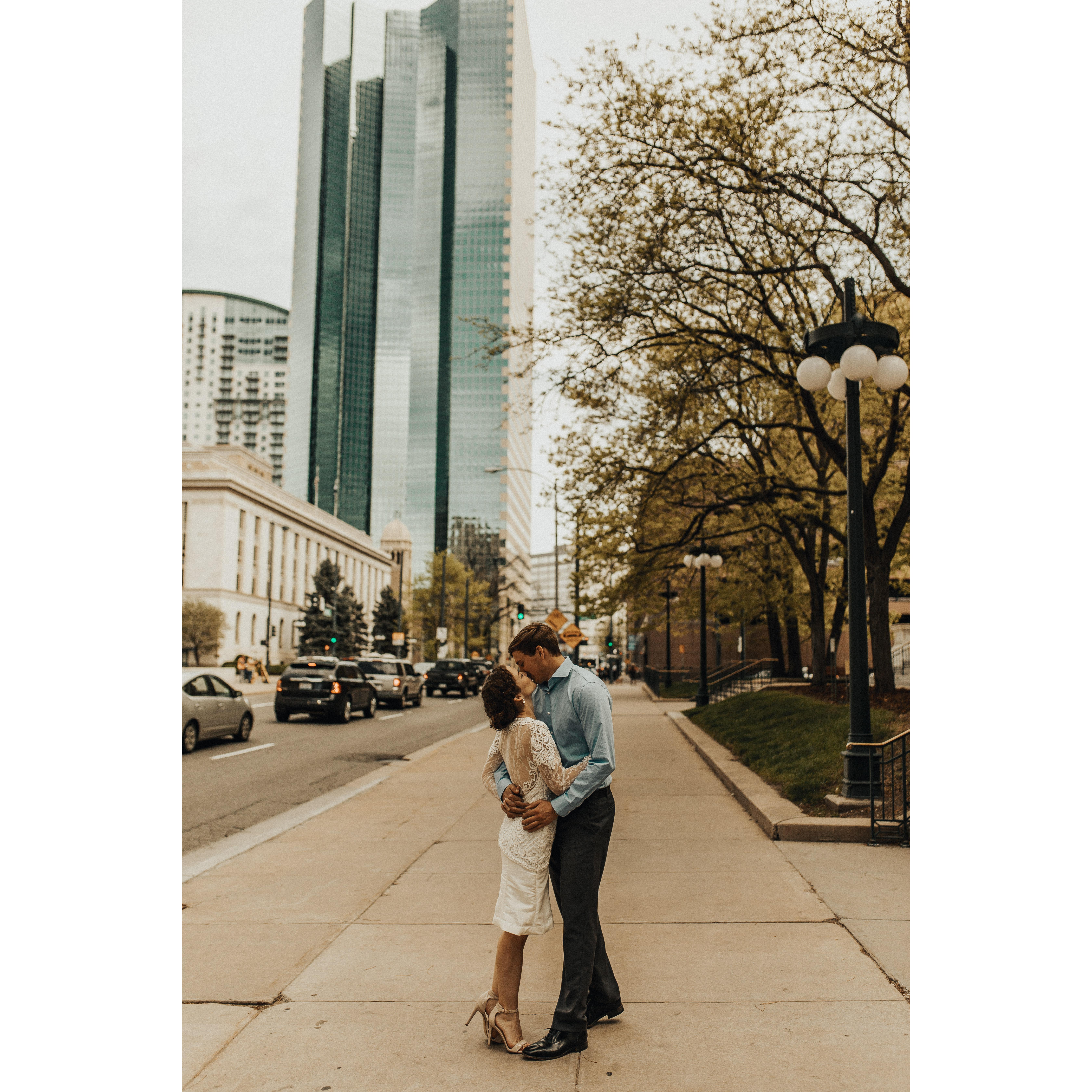 downtown Denver - photo credit: Ellen and Andy Photography