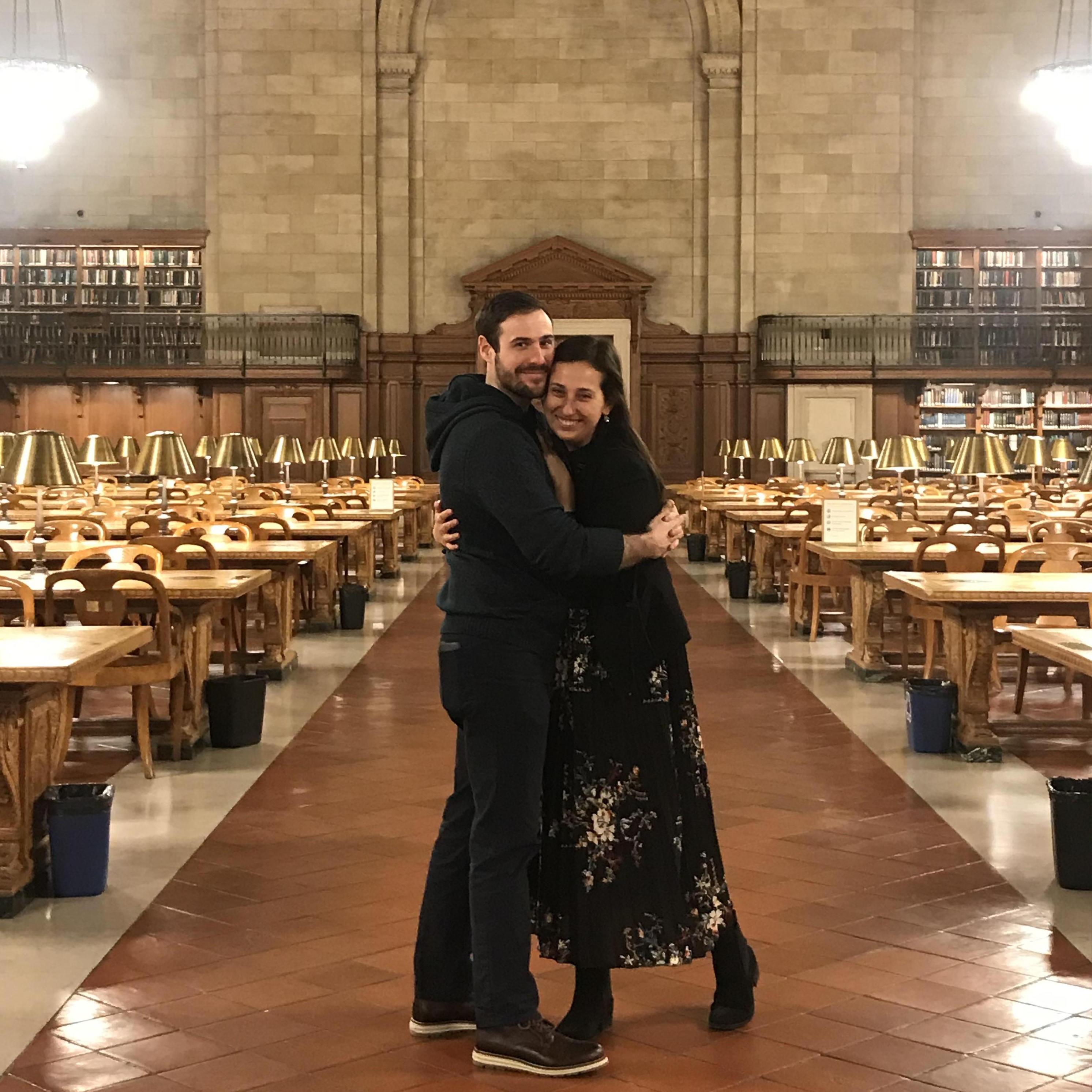 At The New York Public Library where Kira works