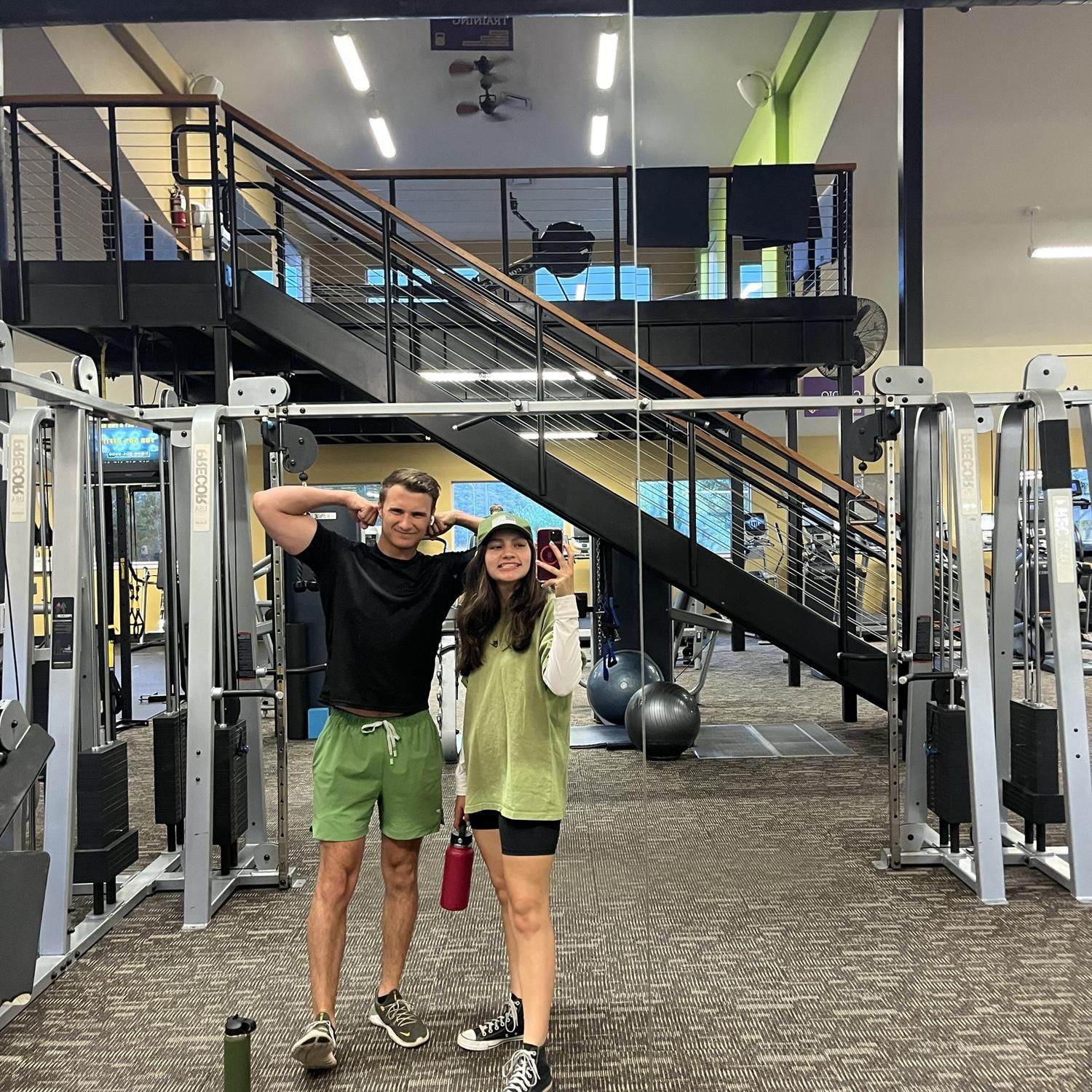 Lots of gym dates at the beginning