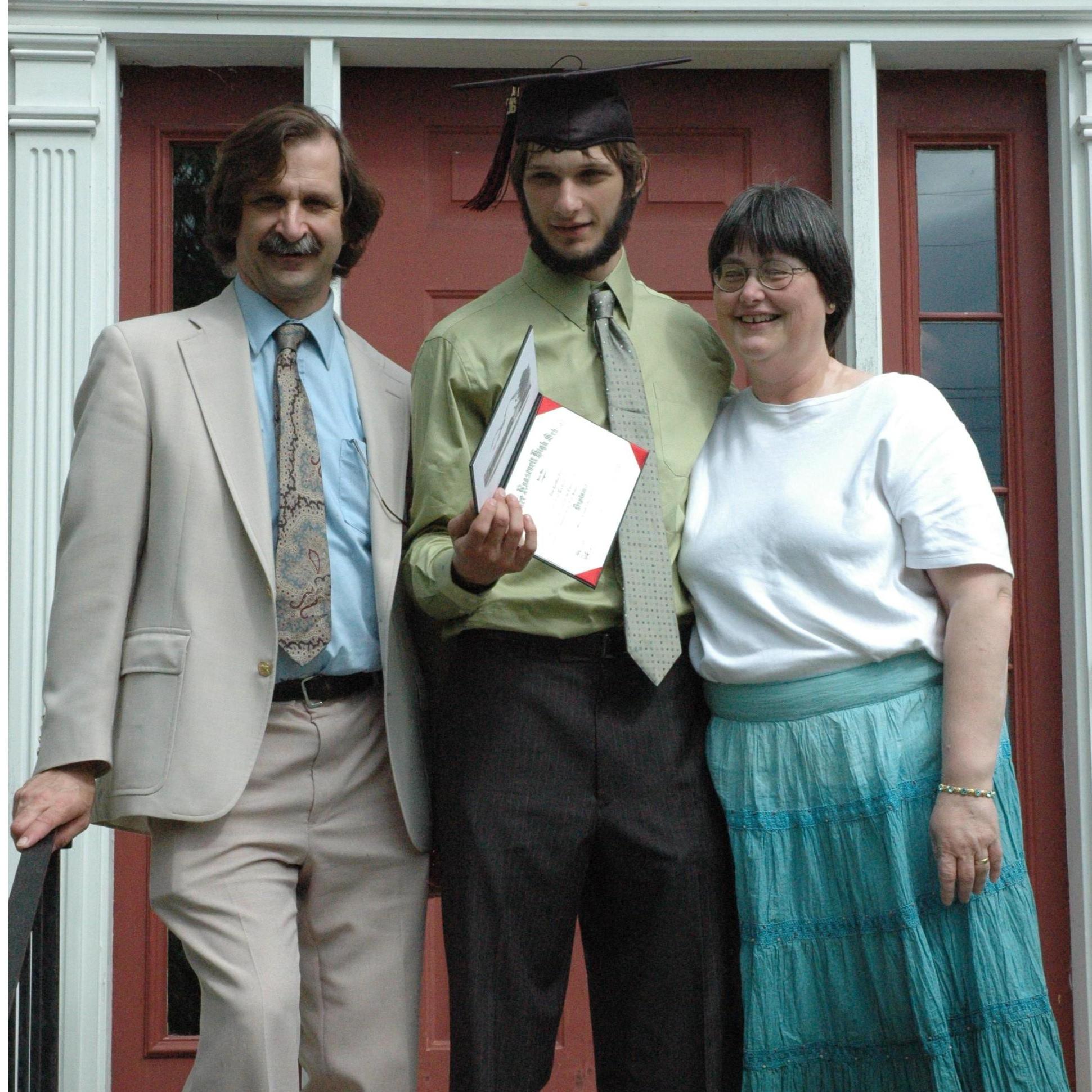 Steve's high school graduation
