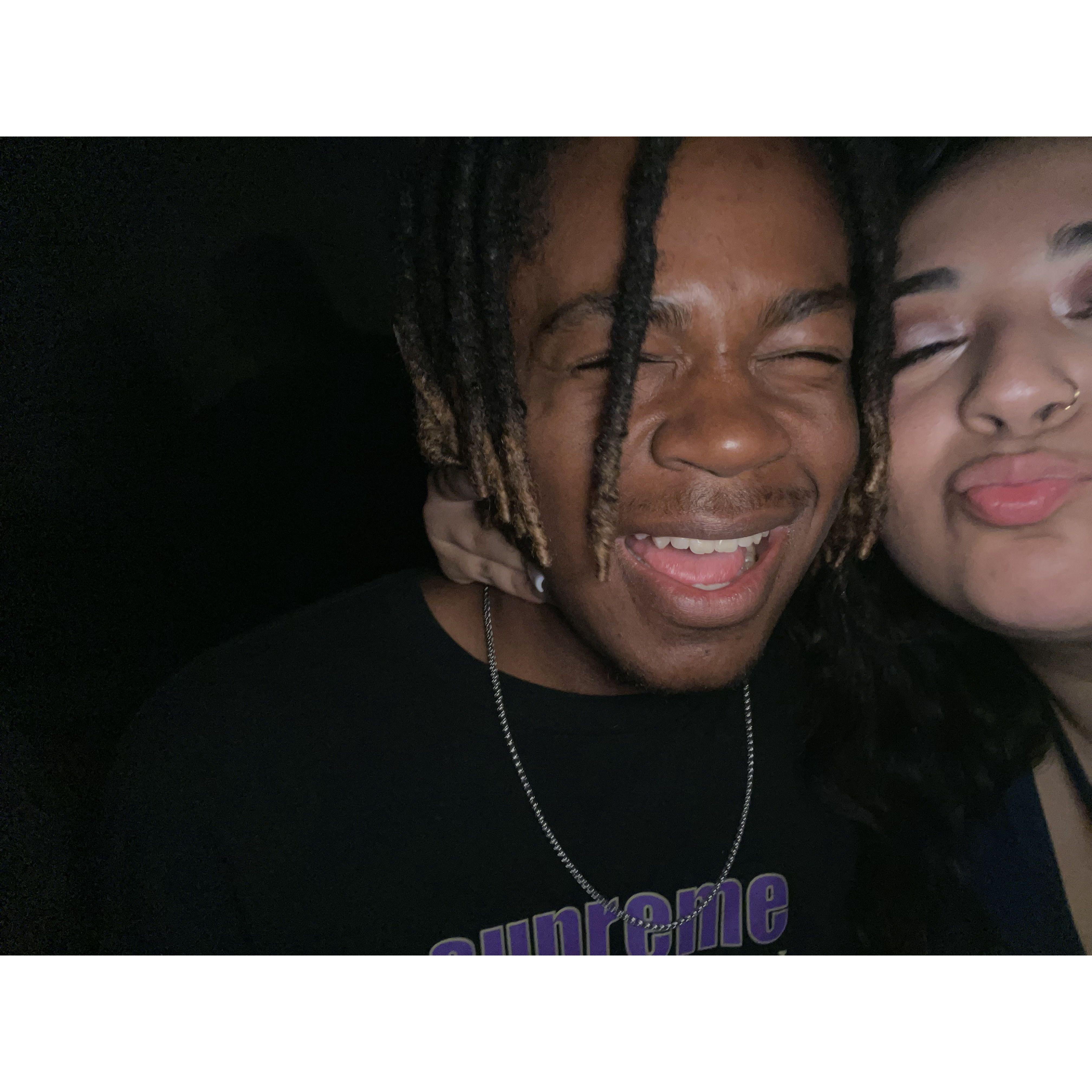Our first concert! Also the first time he met my cousins