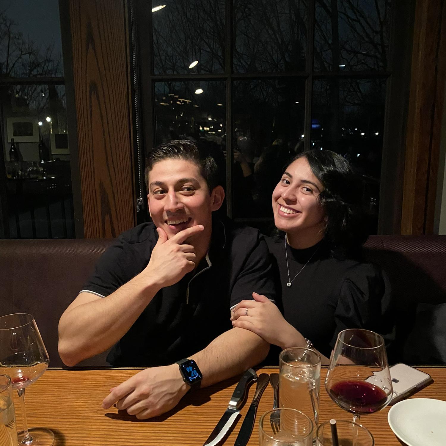 He took me and my sister out to dinner for my 23rd Birthday!