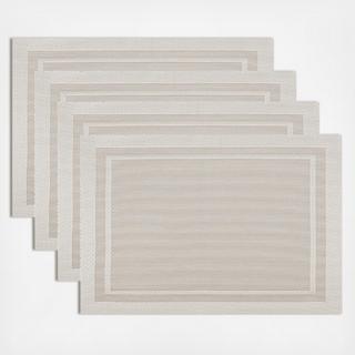 Fete Moderne Border Placemat, Set of 4