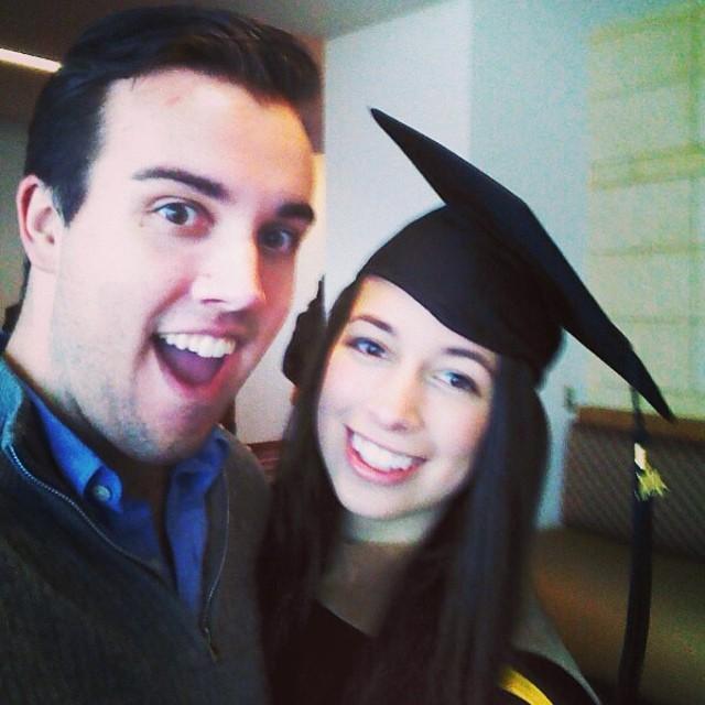 Julie's graduation from the Masters of Accounting program! May-14
