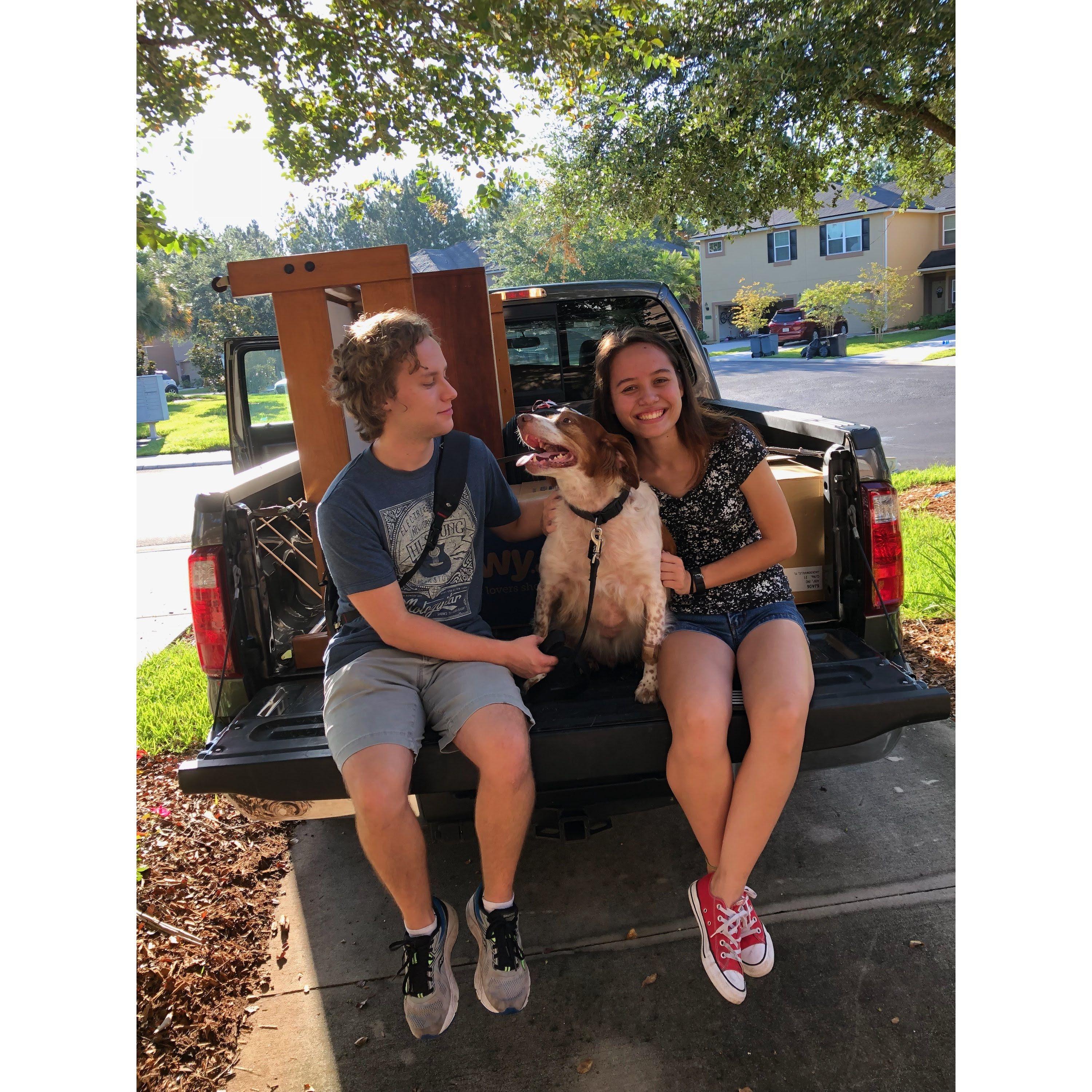 Preparing for the move to college. Featuring Toby! Summer 2018