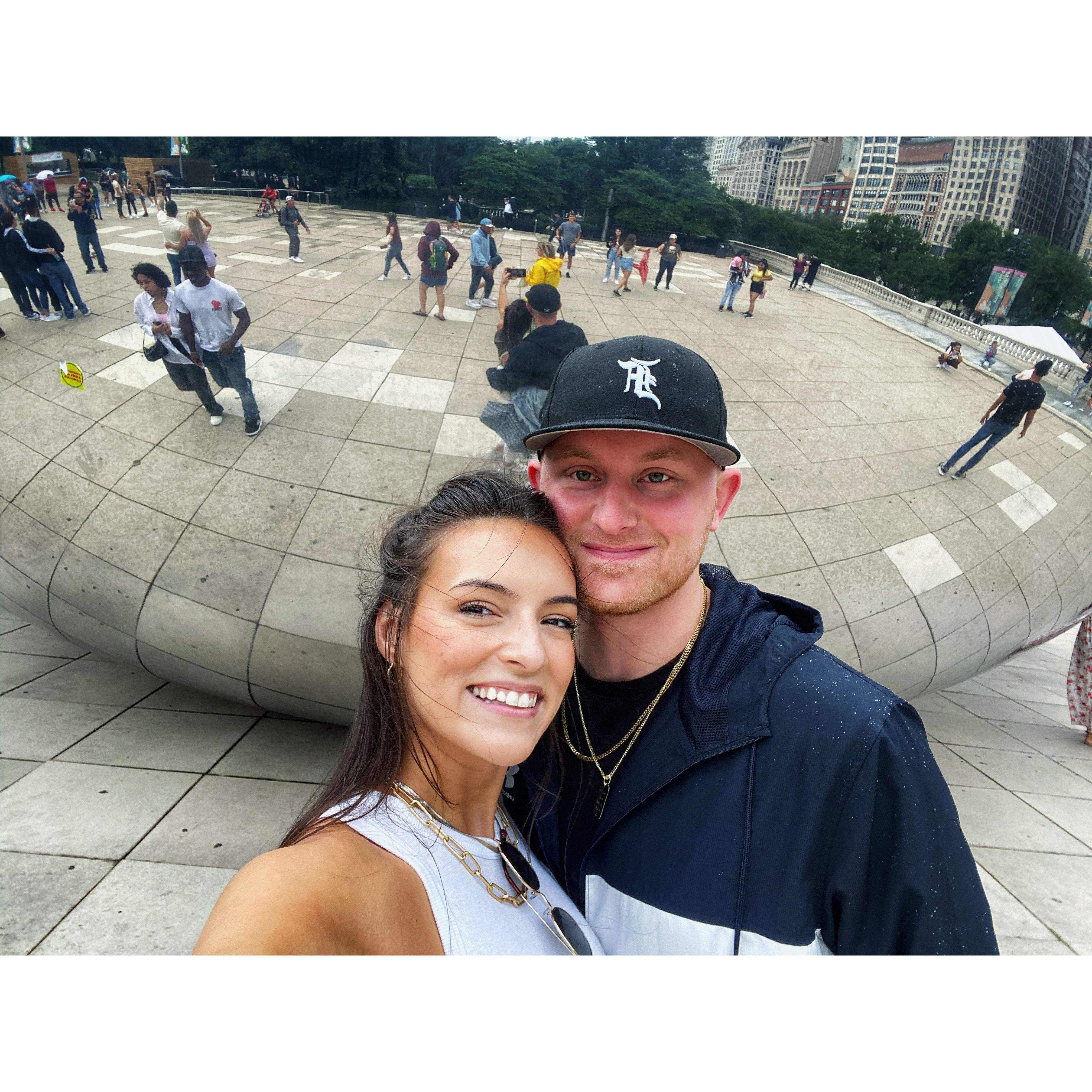 Our first trip to Chicago to visit Dorien & Bridget!