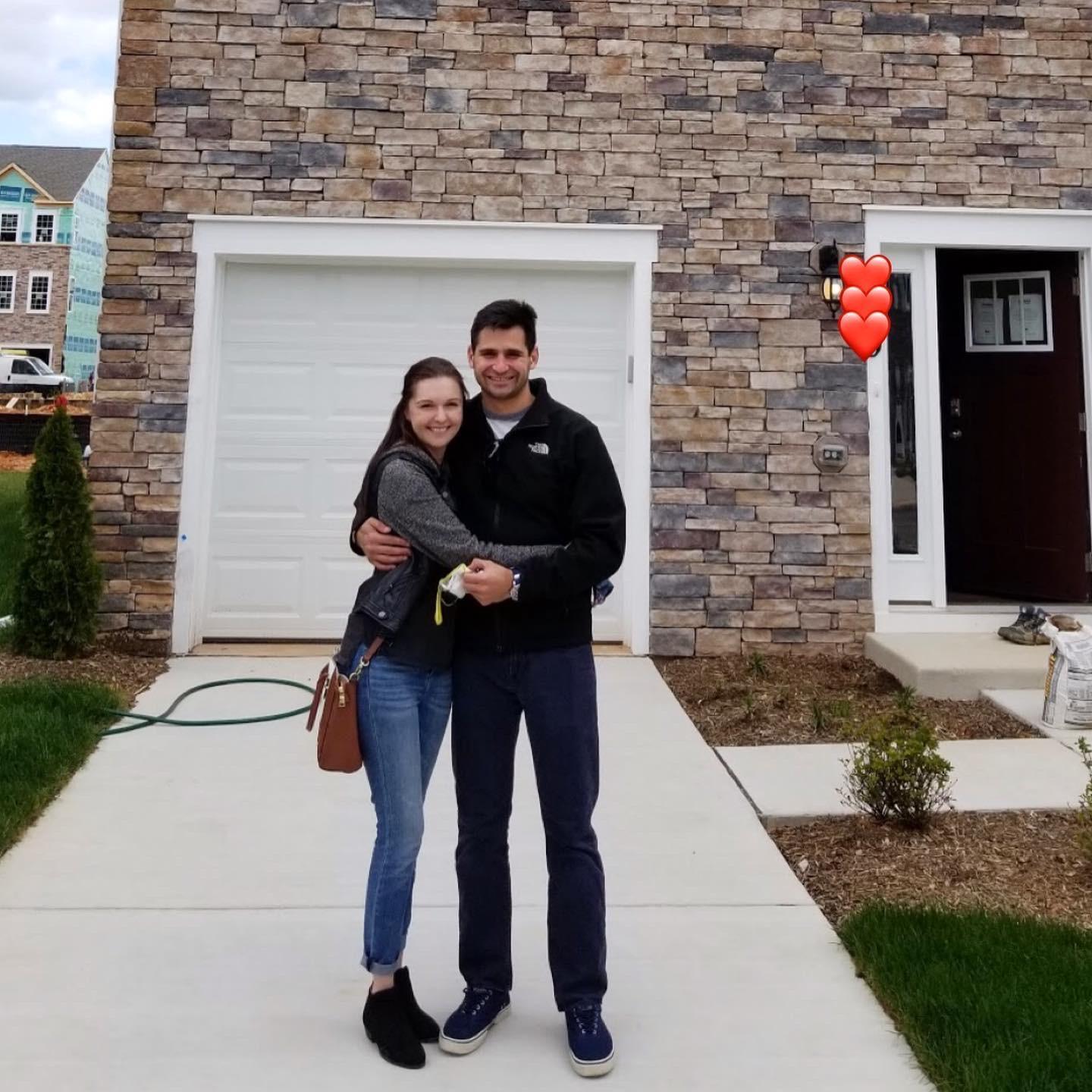 The day Anthony bought his house, May 2019