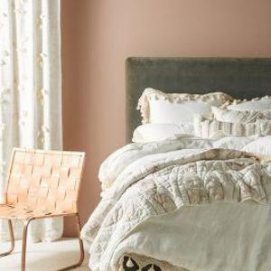 Tasseled Linen Duvet Cover - Queen