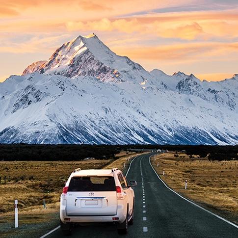 Rental car for the South Island