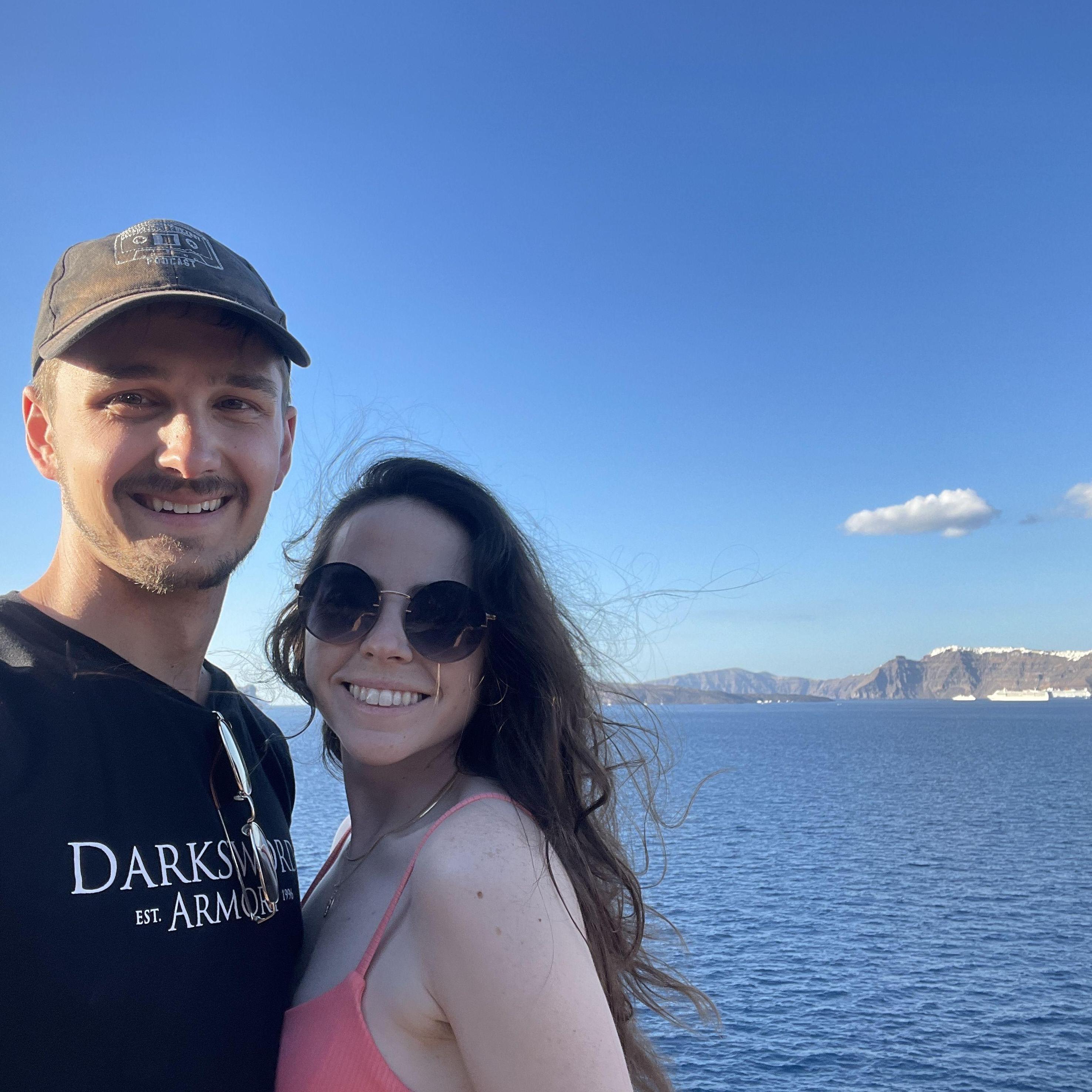We went to Santorini!