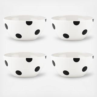 Deco Dot Cereal Bowl, Set of 4