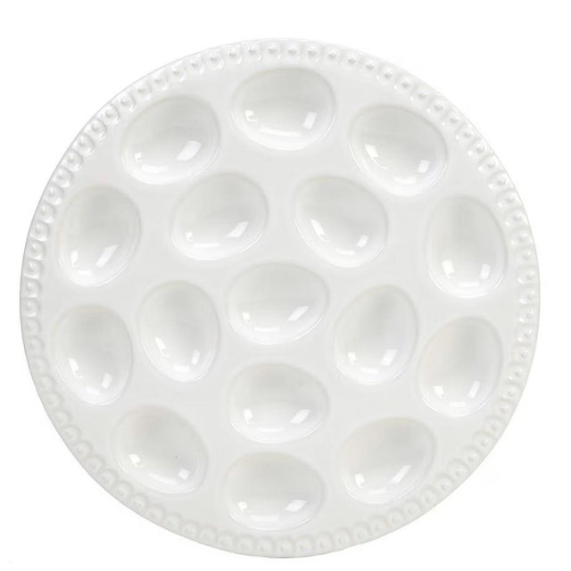 Southern Living Alexa Stoneware Egg Platter