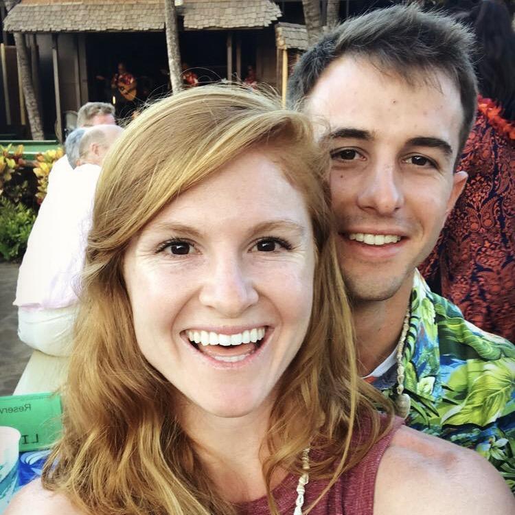 At the luau :)