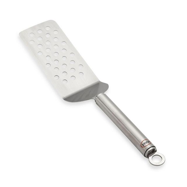 Rosle Perforated Stainless Steel Angled Turner