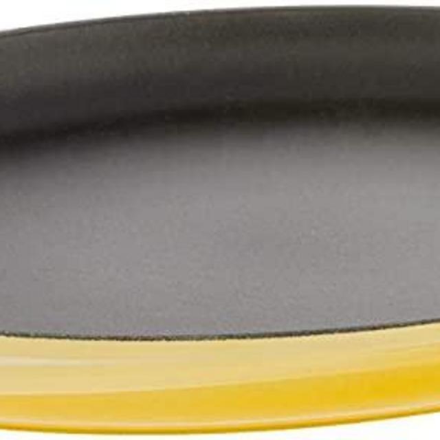 Le Creuset Enameled Cast Iron Oval Skinny Griddle, 12.25", Soleil