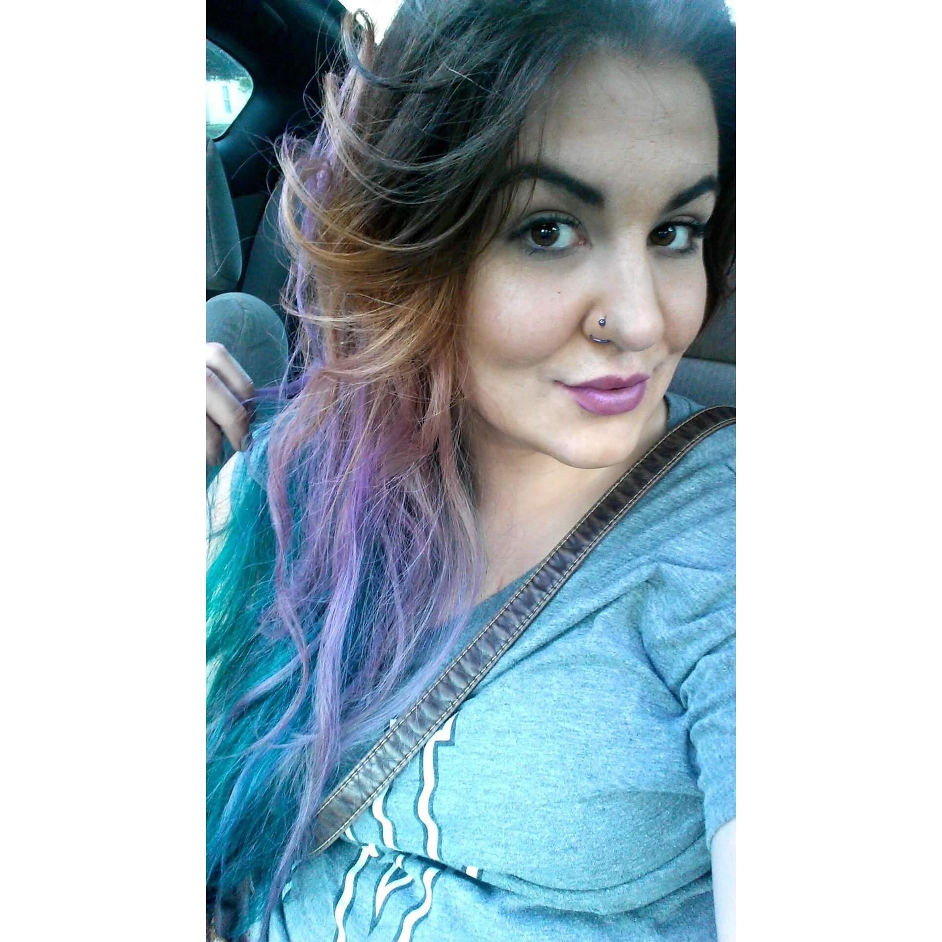 That time Jeremy dyed my hair mermaid colors