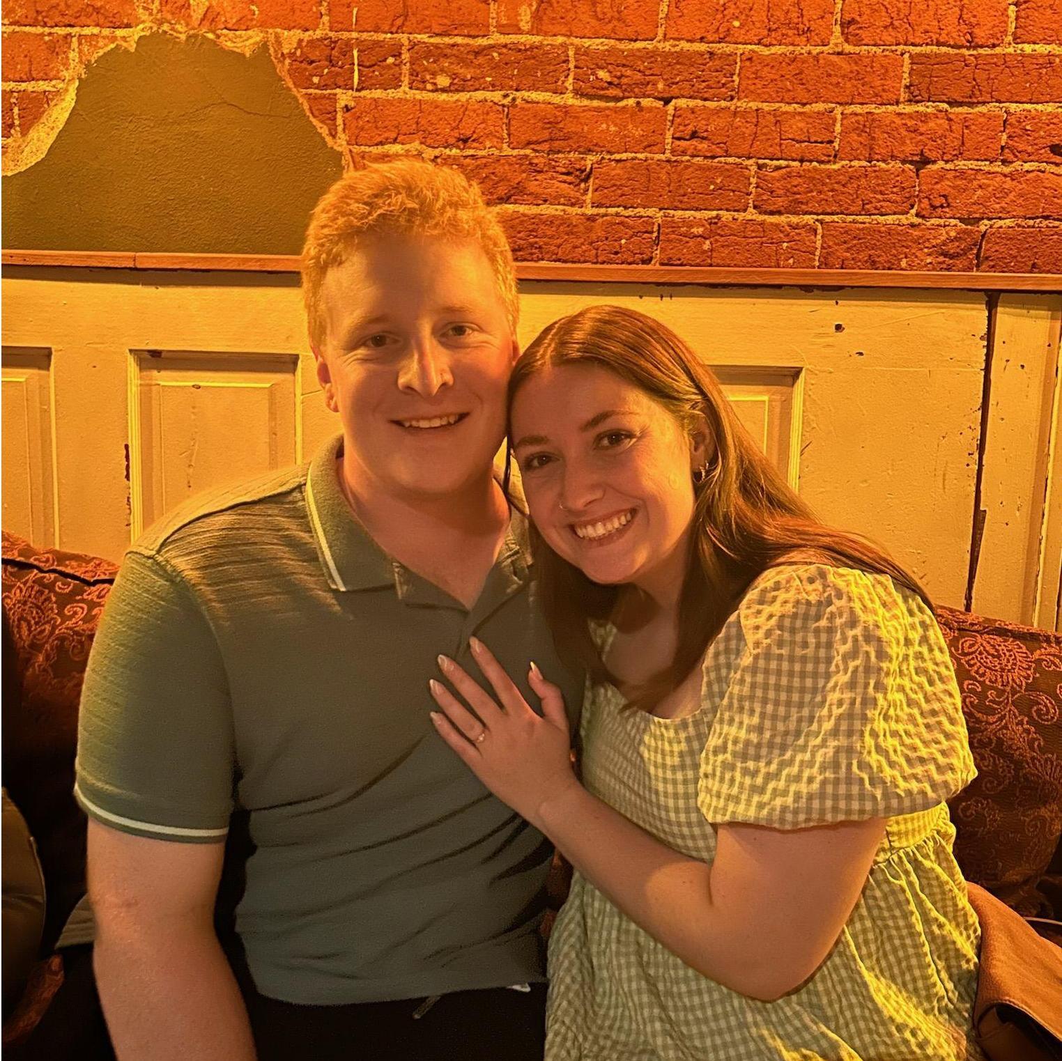 The night we got engaged! September 16th, 2023