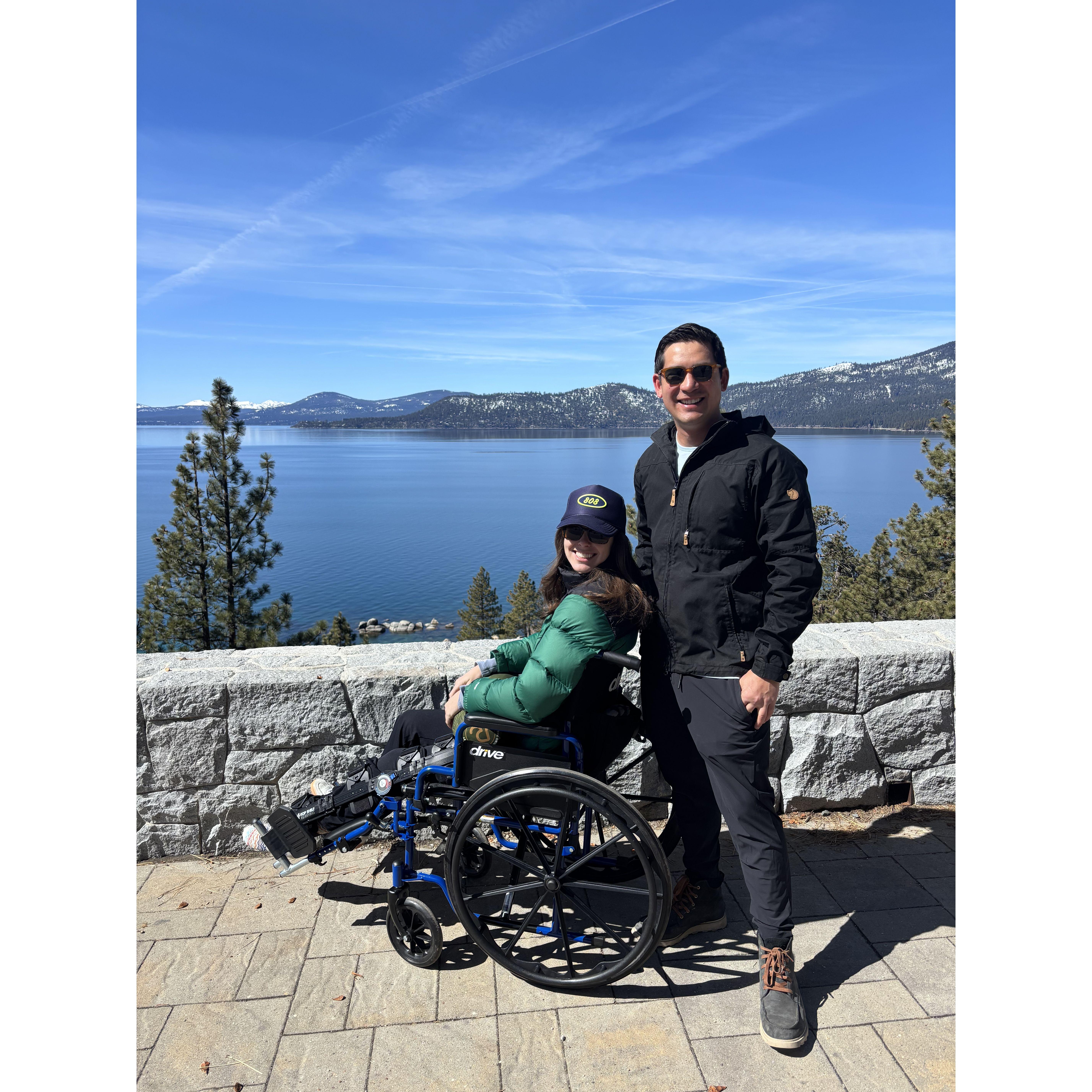 Eric was the best caretaker while Jamie's leg was broken!