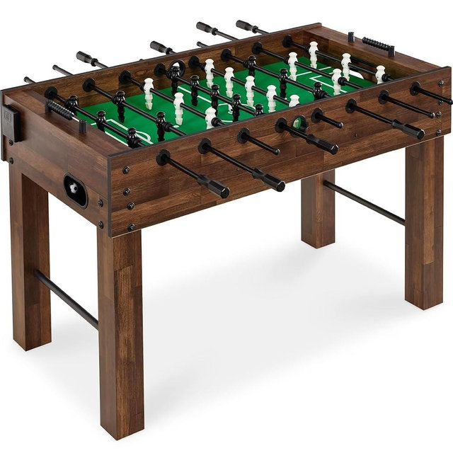 Best Choice Products Large 54in Full-Size Foosball Table for Home, Game Room w/ 2 Balls, 2 Cup Holders