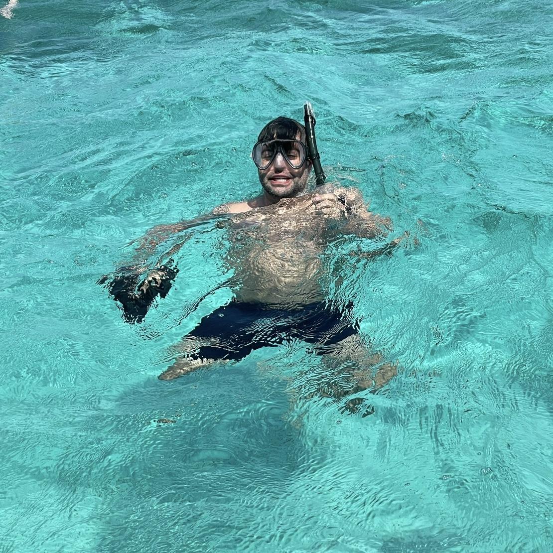 Snorkeling on our Honeymoon