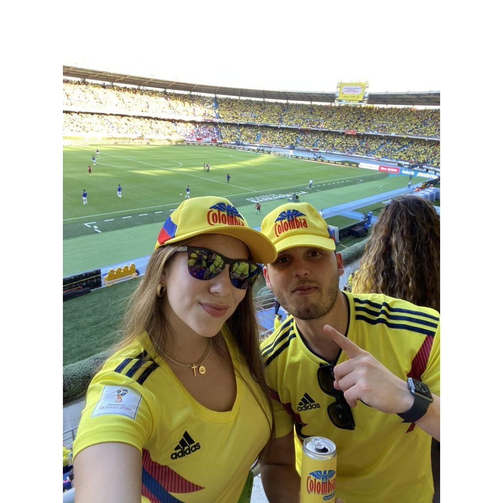 Primer partido de Colombia juntos