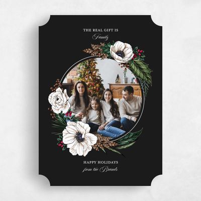 Black Ticket Holiday Card - Randy Portrait